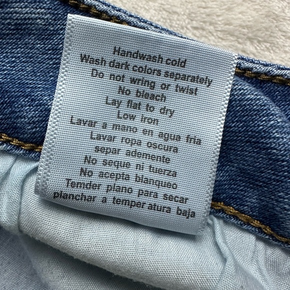 Judy Blue Distressed Hem Skinny Jeans - Picture 6 of 13